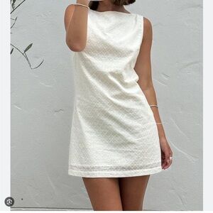 Rhythm Porto Eyelet Mini Dress SOLD OUT NWT